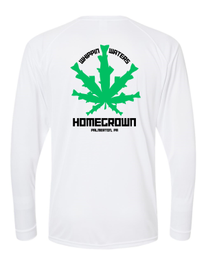 HOMEGROWN, 420 FISHING SPF SHIRT, (CUSTOMIZEABLE to your own town name)
