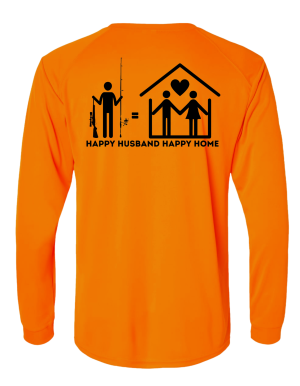 HAPPY HUSBAND = HAPPY HOME SPF SHIRT