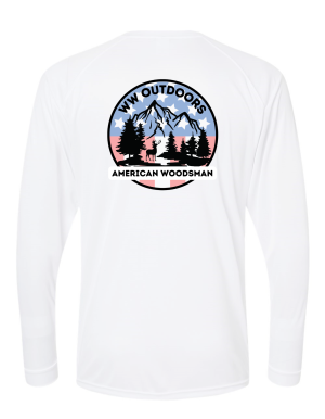 WW OUTDOORS AMERICAN WOODSMAN FLAG SHIRT