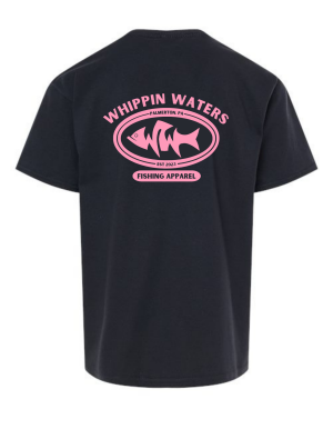 YOUTH PINK WHIPPIN WATERS TSHIRT